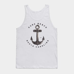 Kure Beach, NC Summertime Vacationing Big Anchor Tank Top